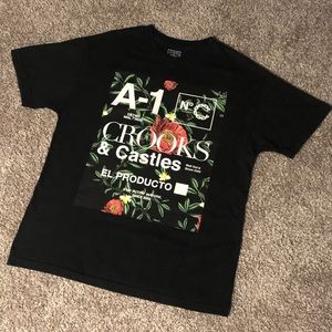 Crooks & Castles flower shirt